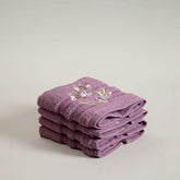 Lilac Face Towel Set of 4